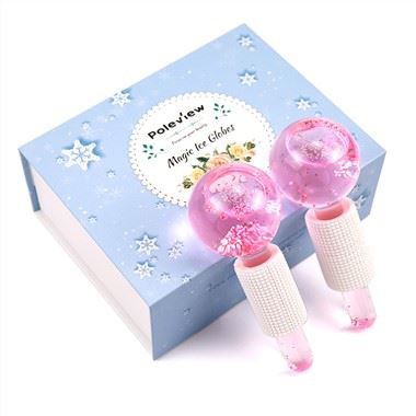 2pcs loj loj Cov dej khov lub ntiaj teb kev zoo nkauj cuab yeej khoom lag luam Wholesale
