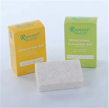 Exfoliating lub cev bar xab npum