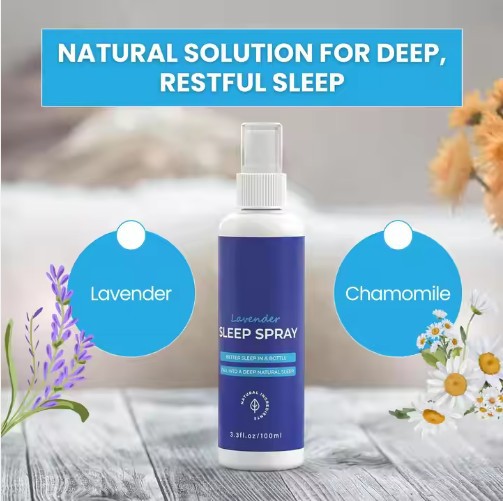 Natural Lavender And Chamomile Essential Oil Bed Sleep Spray