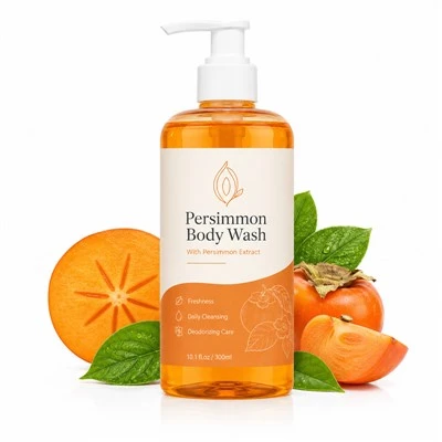 Kev Cai Persimmon Lub Cev Ntxuav Rau Deodorizing Lub Cev Kho Mob Hom
